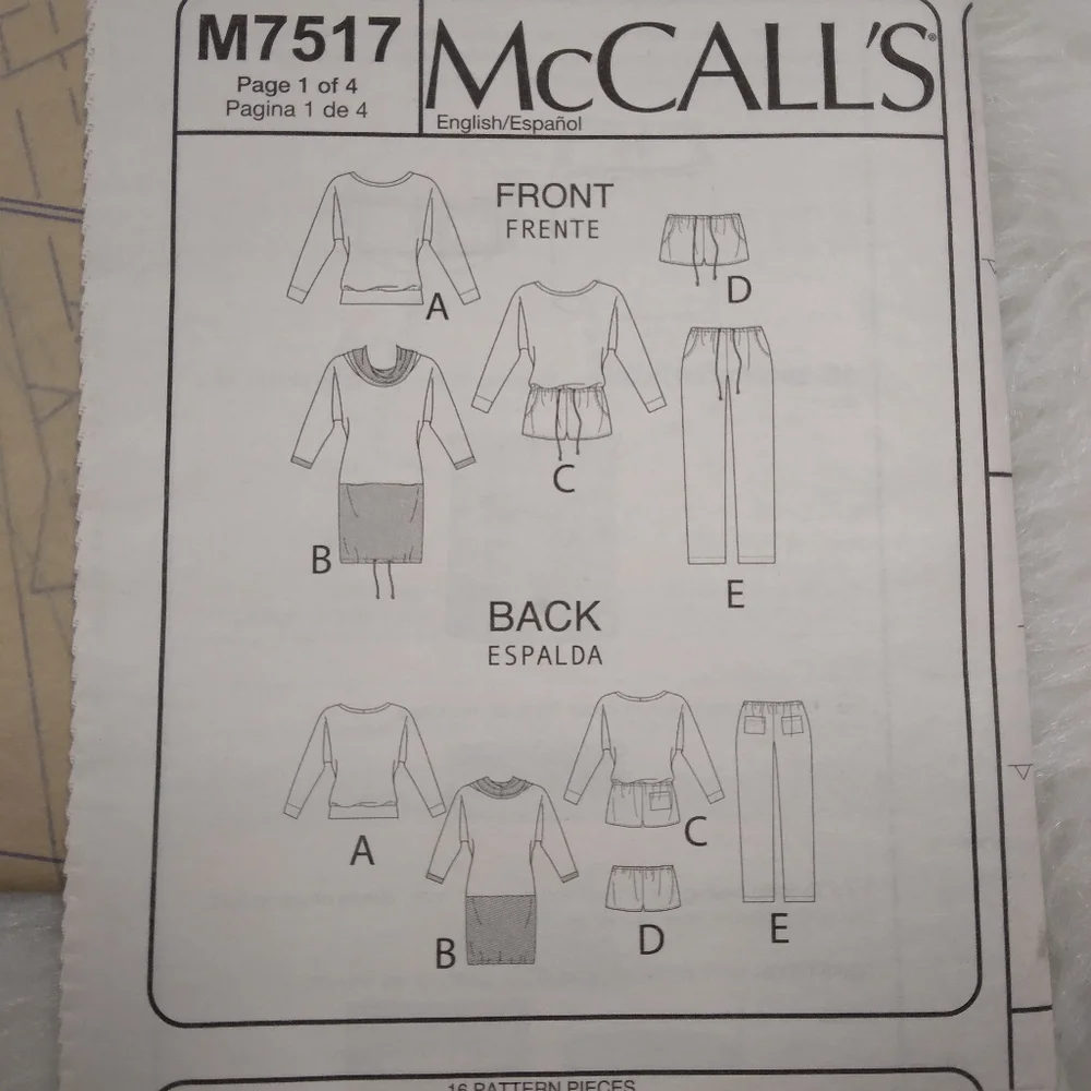 MCCALL'S MP288 SZ XS-S-M Misses' top romper shorts pants